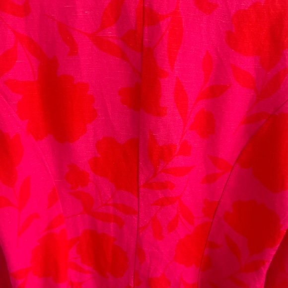 Brand new!!!Kate Spade Vibrant Pink and Red Blazer - Picture 3 of 3